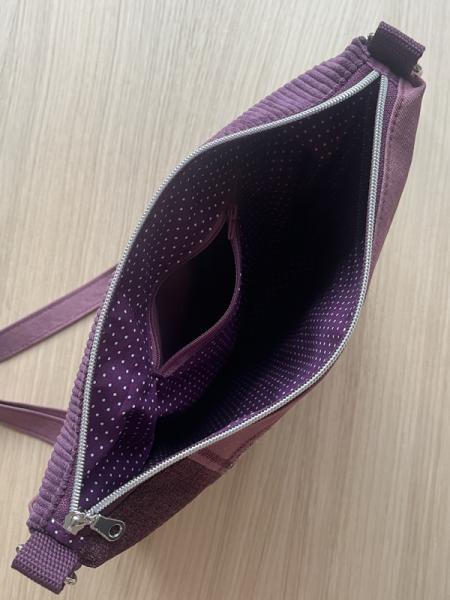 "Flickenwerk IV/6" - AUBERGINE-PFLAUME